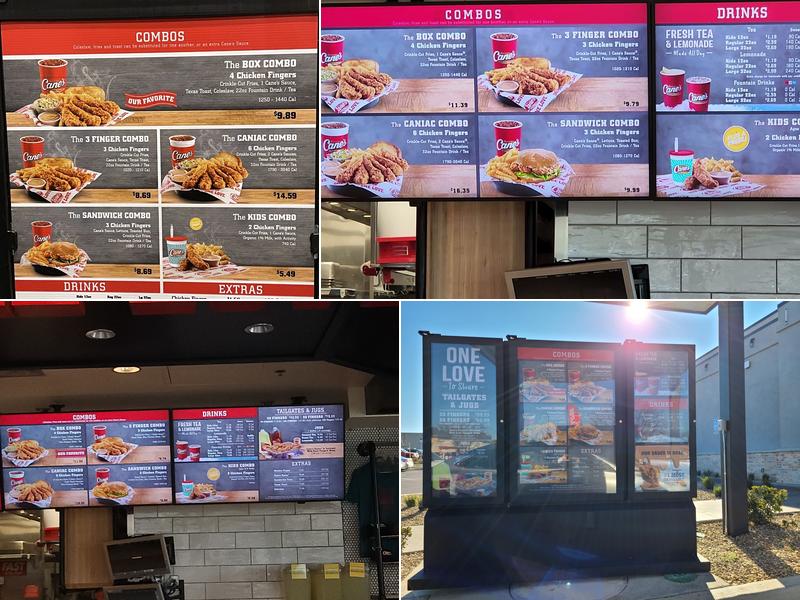 Raising Cane's Chicken Fingers Menu