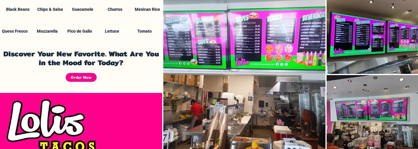 Lolis Tacos - Westshore Menu