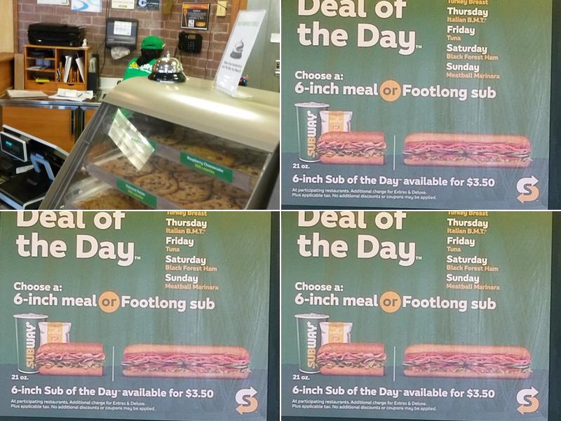 Subway Menu