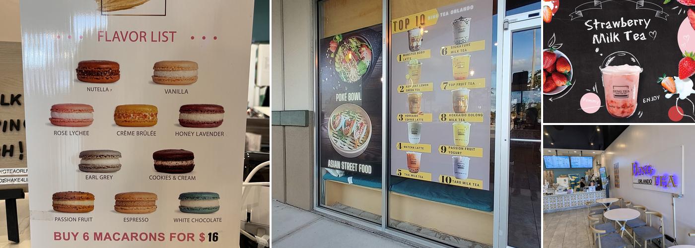 Ding Tea Orlando Menu