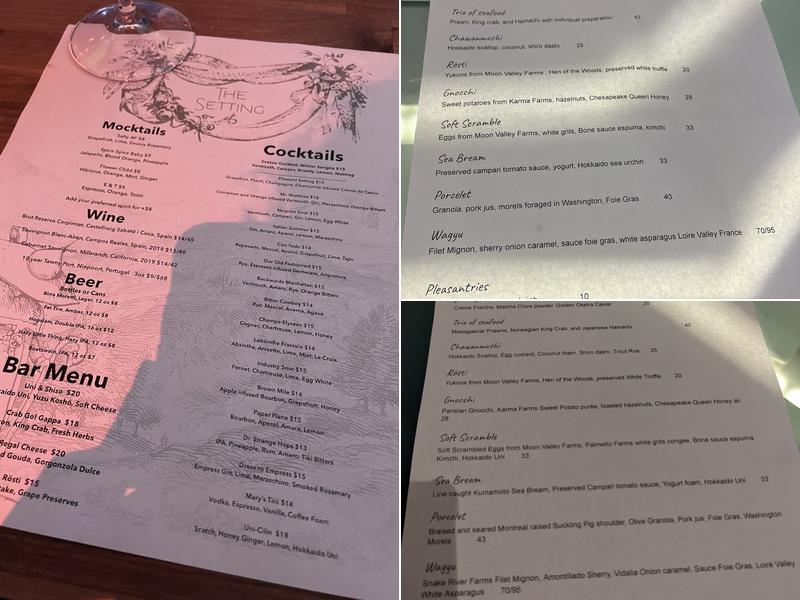 The Setting Menu