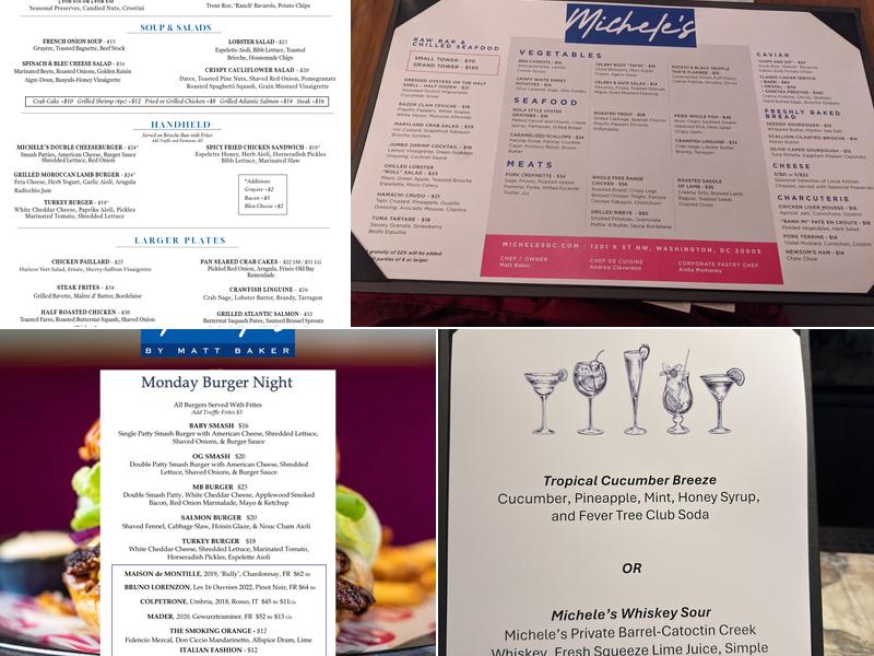 Michele’s Menu
