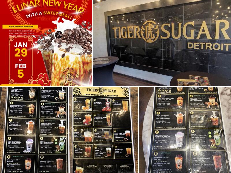 TIGER SUGAR Menu