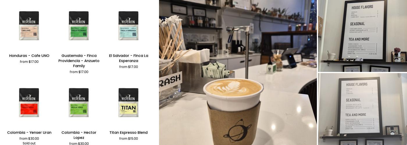 Hyperion Coffee Co - Ann Arbor Menu