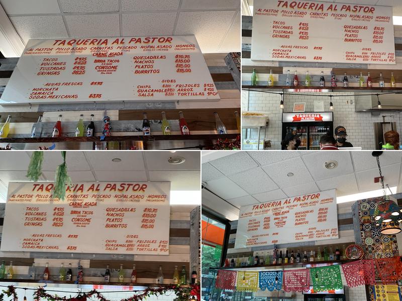 Taqueria Al Pastor & Bar Menu