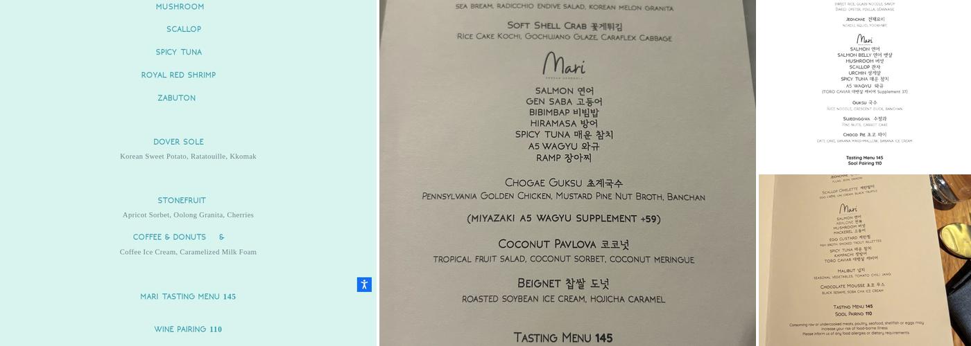 Mari Menu