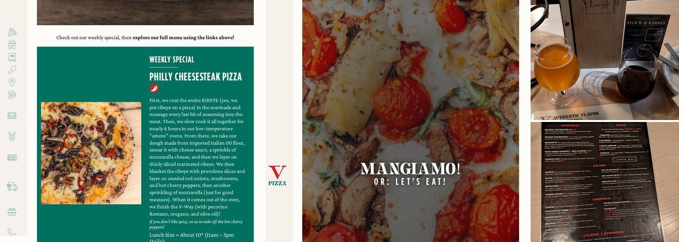 V Pizza - Brier Creek Menu