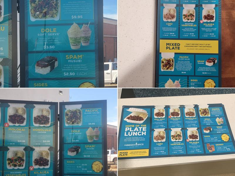 Hawaiian Bros Island Grill Menu