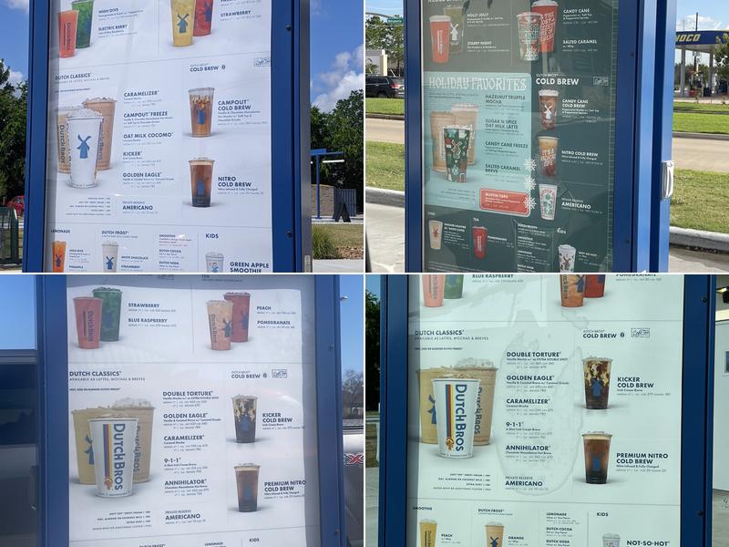 Dutch Bros Coffee Menu