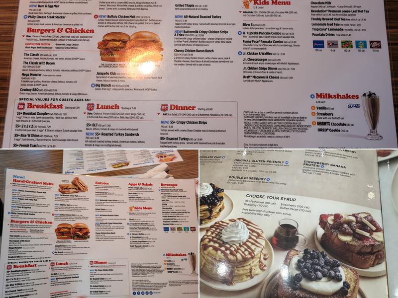 IHOP Menu