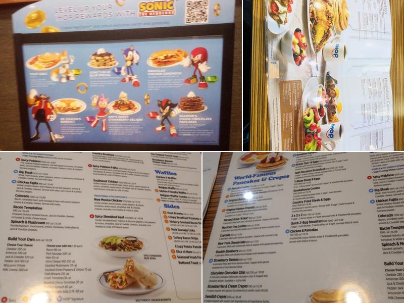 IHOP Menu