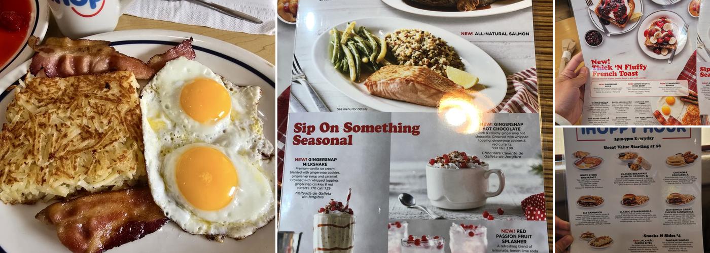 IHOP Menu