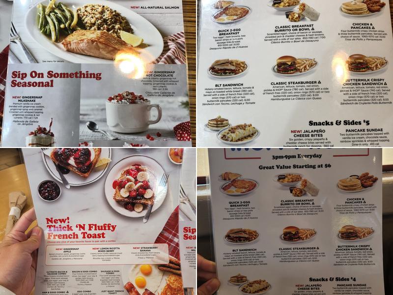 IHOP Menu