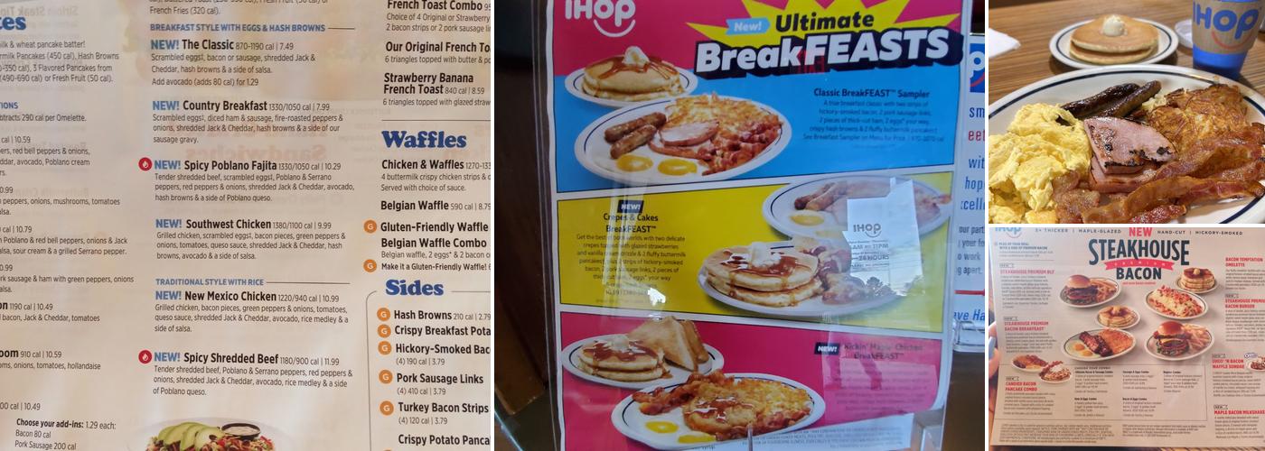 IHOP Menu