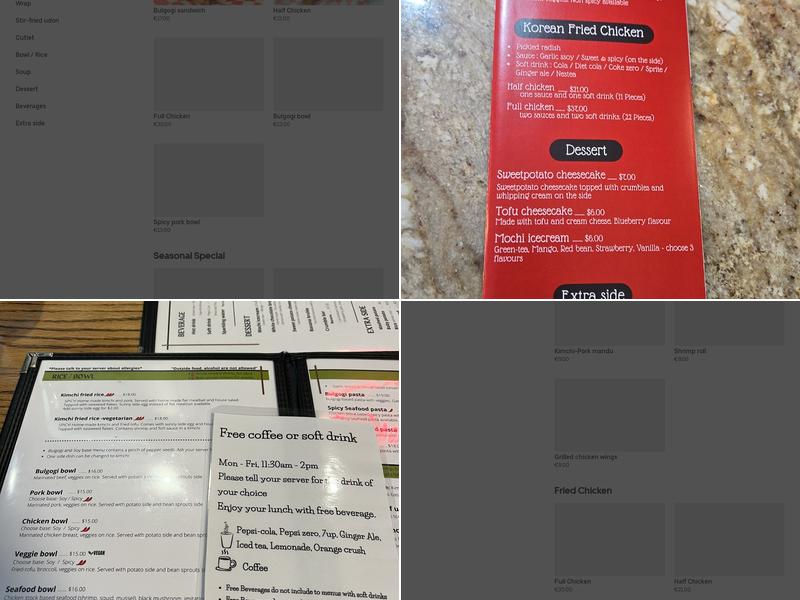 Maroo Menu