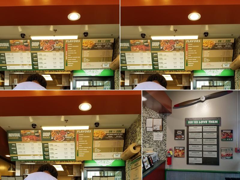 Wingstop Menu