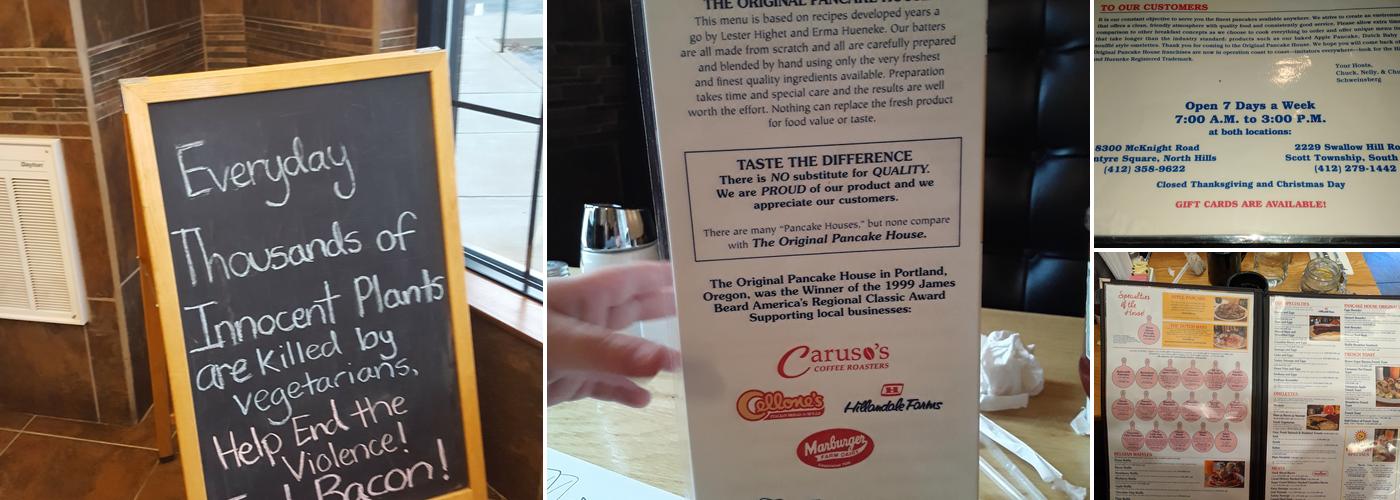 The Original Pancake House Menu