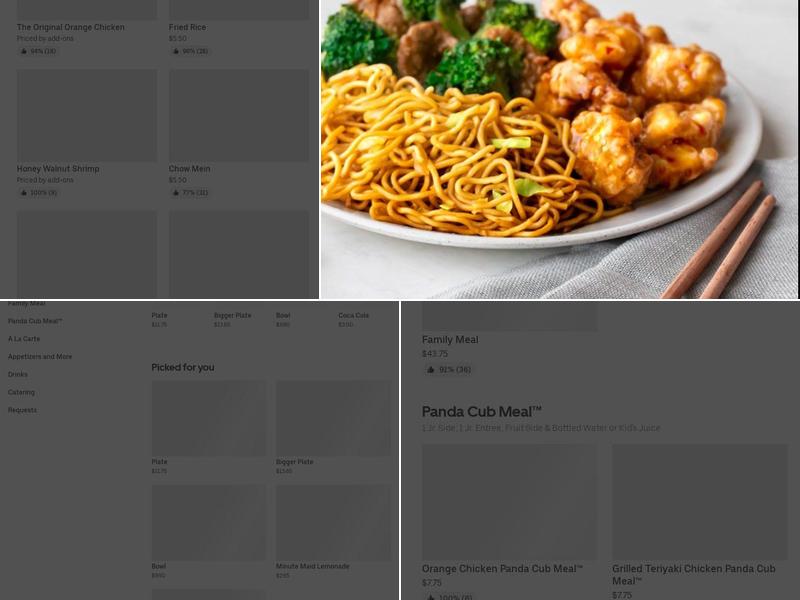 Panda Express Menu