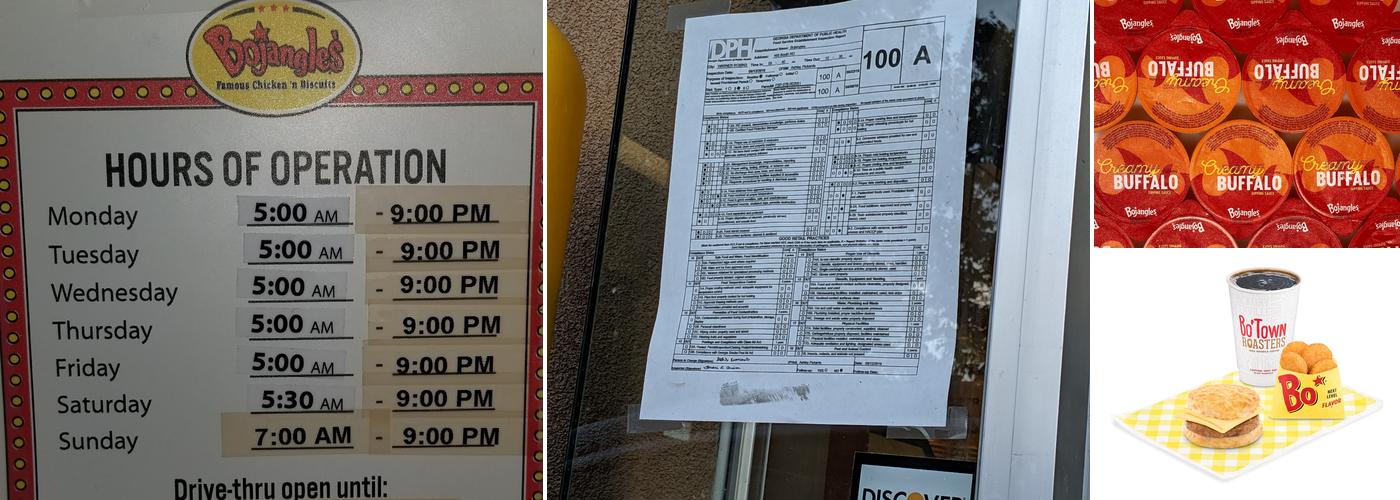 Bojangles Menu