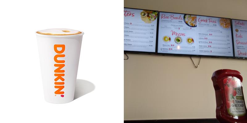 Dunkin' Menu