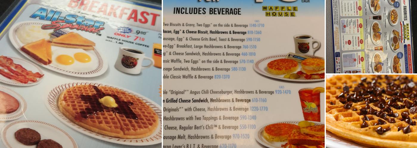 Waffle House Menu