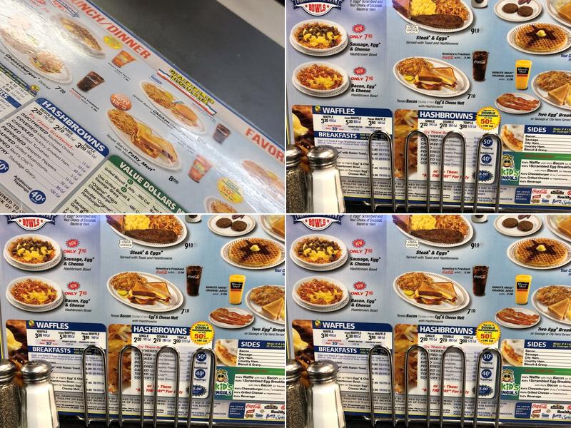 Waffle House Menu