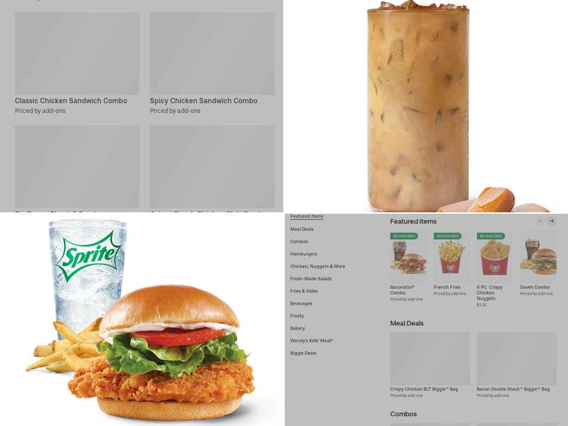 Wendy's Menu