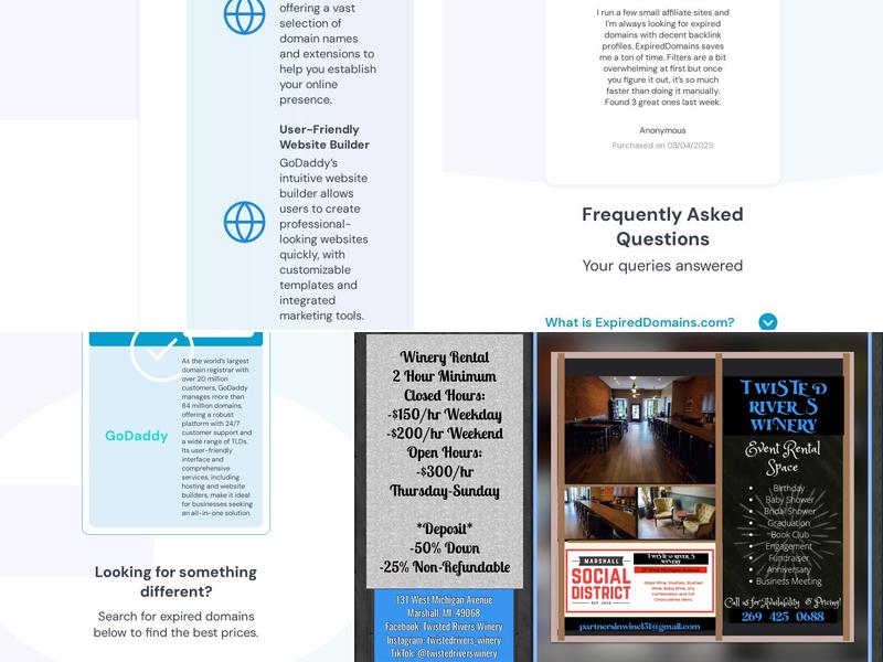 Twisted Rivers Winery LLC Menu