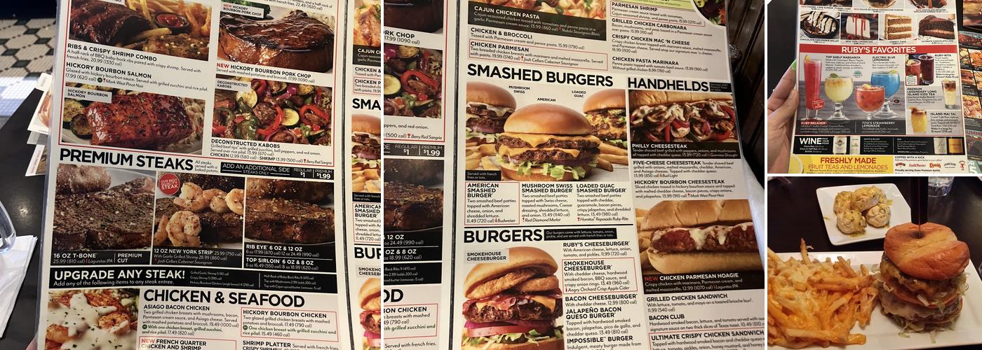 Ruby Tuesday Menu