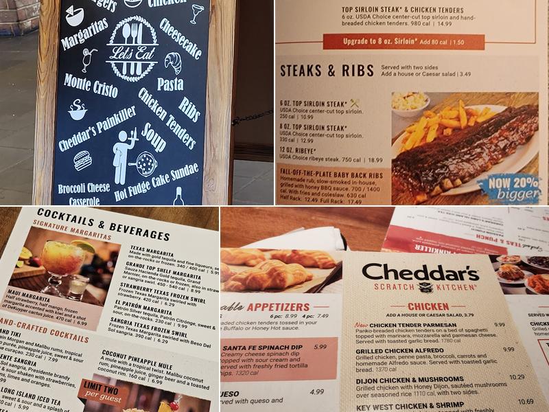 Cheddar's Scratch Kitchen Menu