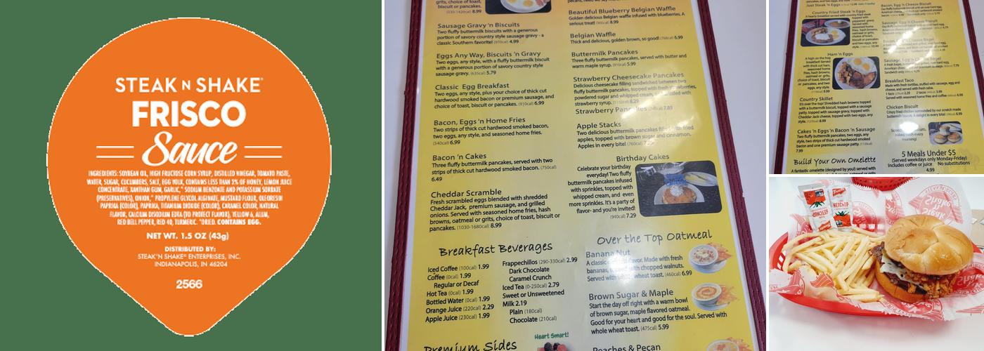 Steak 'n Shake Menu
