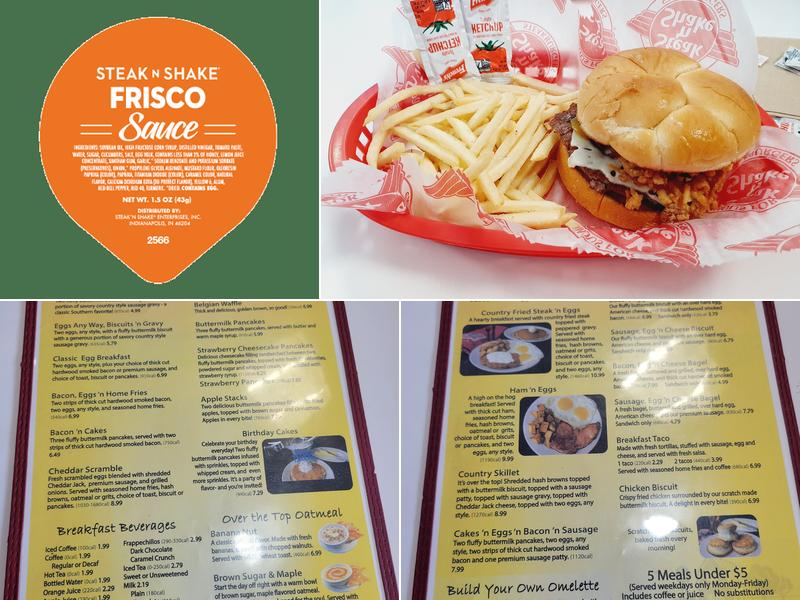 Steak 'n Shake Menu