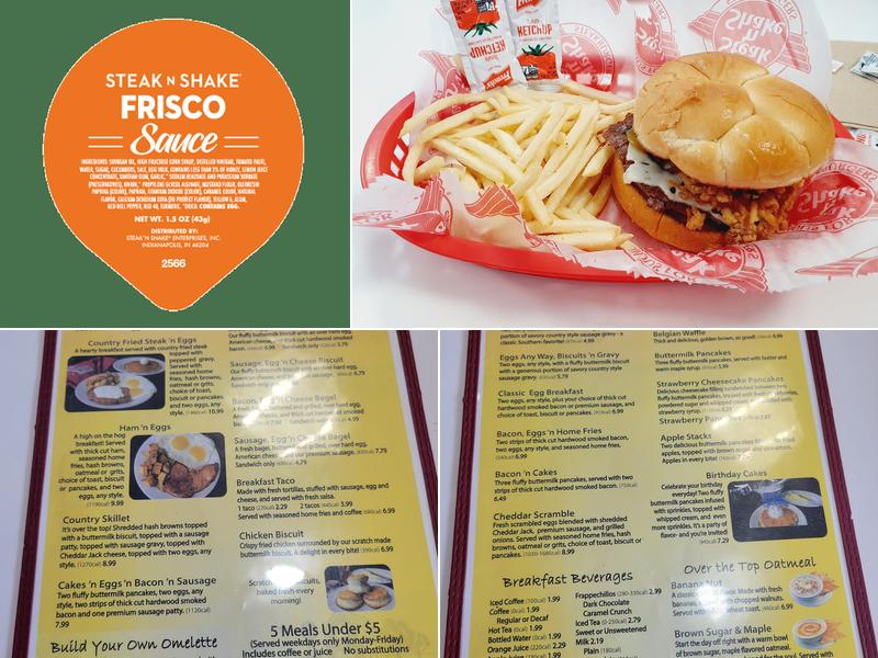 Steak 'n Shake Menu
