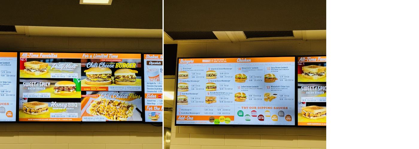 Whataburger Menu