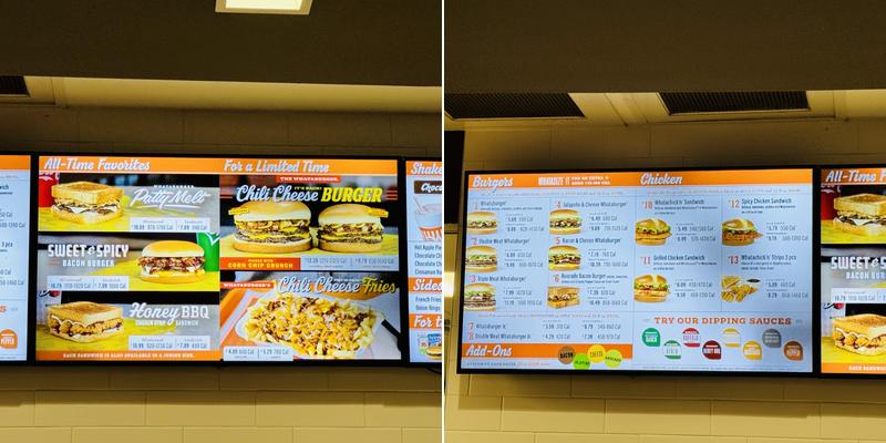 Whataburger Menu