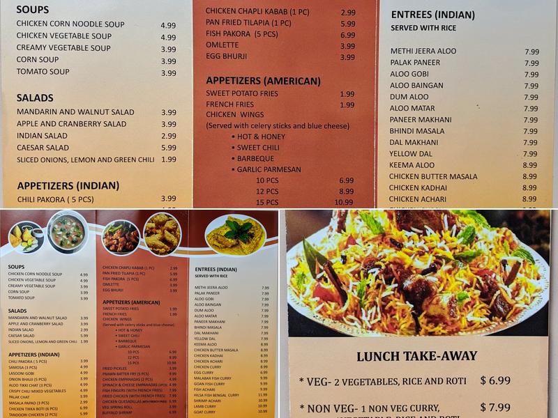 JACOBI Variety food store Menu