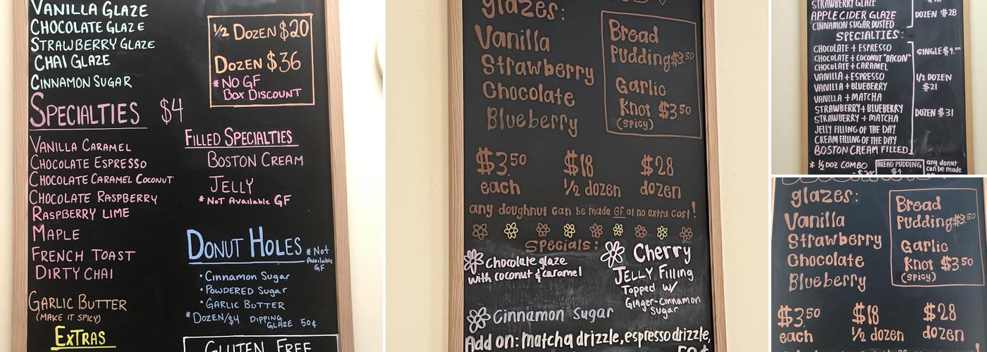 Dough House Menu