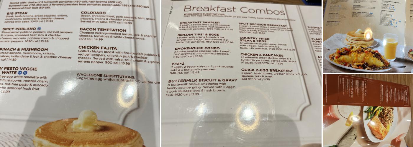 IHOP Menu