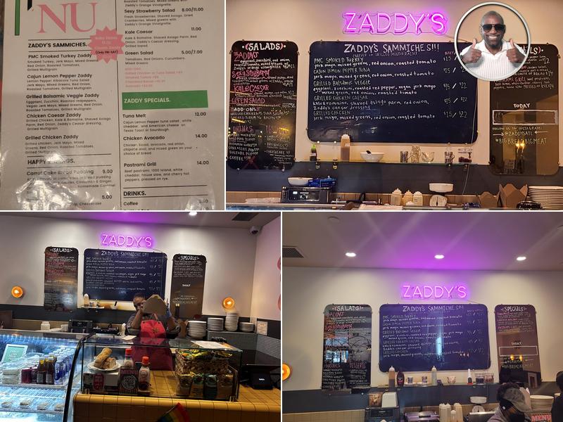 Zaddy's Menu
