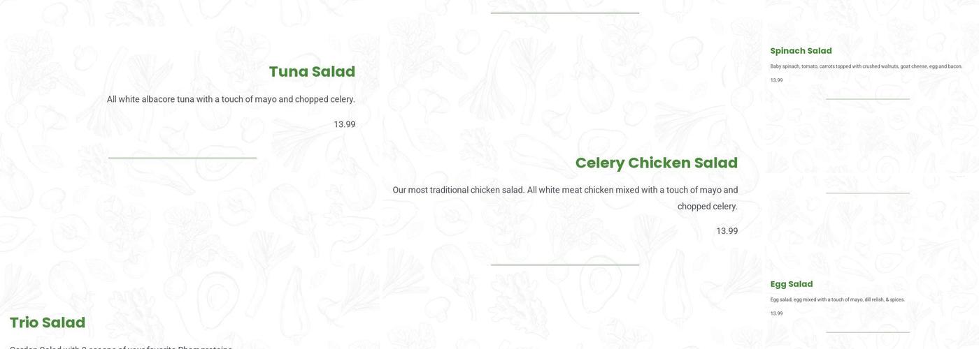 Cafe at Pharr Menu