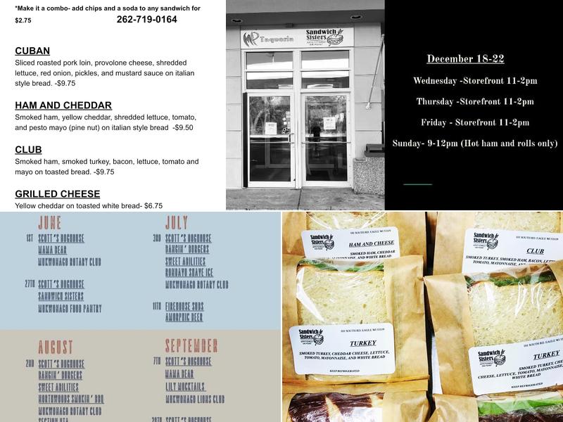 Sandwich Sisters Menu