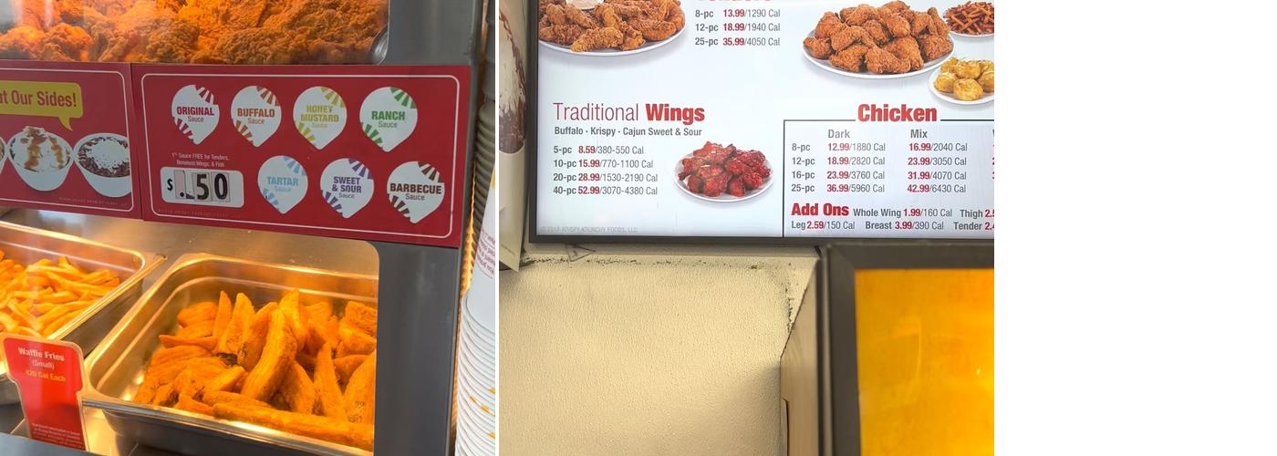 Krispy Krunchy Chicken @ Westar 117th Ave. Menu