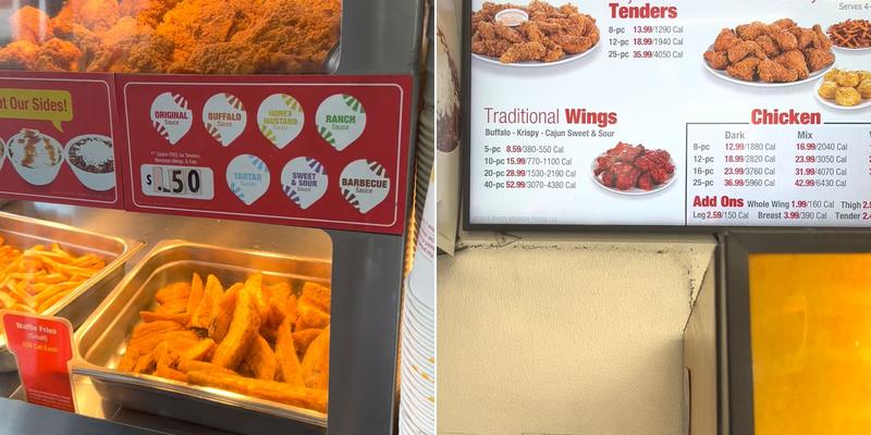 Krispy Krunchy Chicken @ Westar 117th Ave. Menu