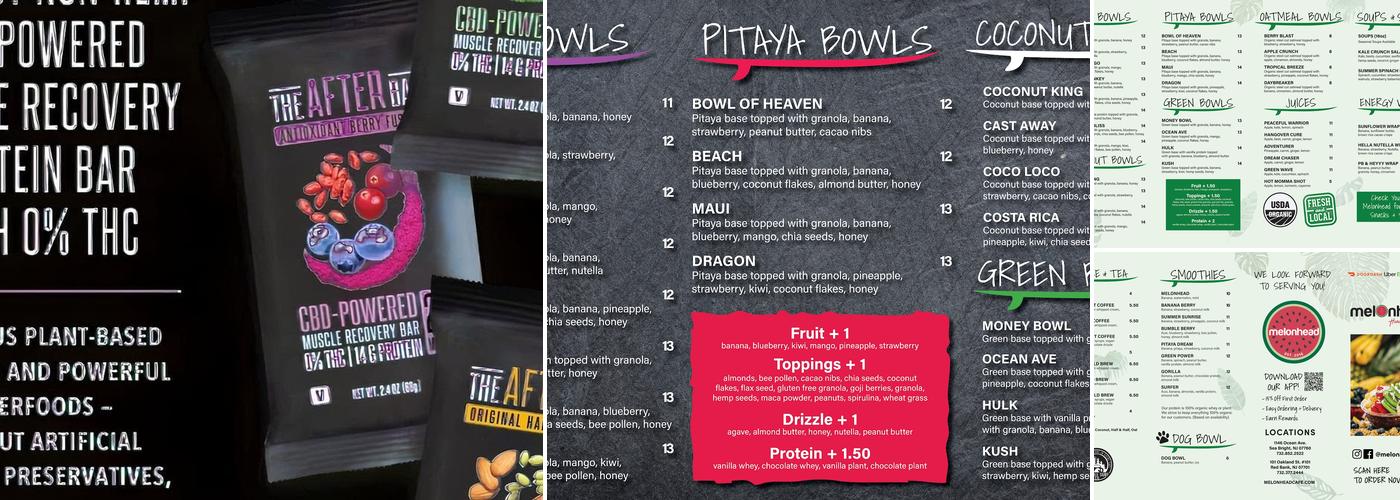 Melonhead Menu