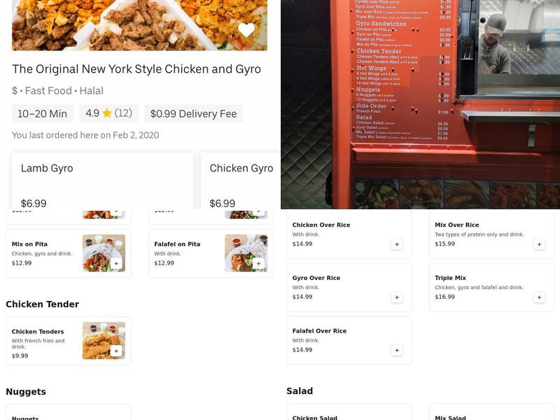Authentic Gyro Menu