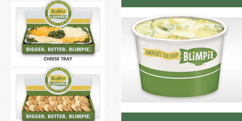 Blimpie Menu