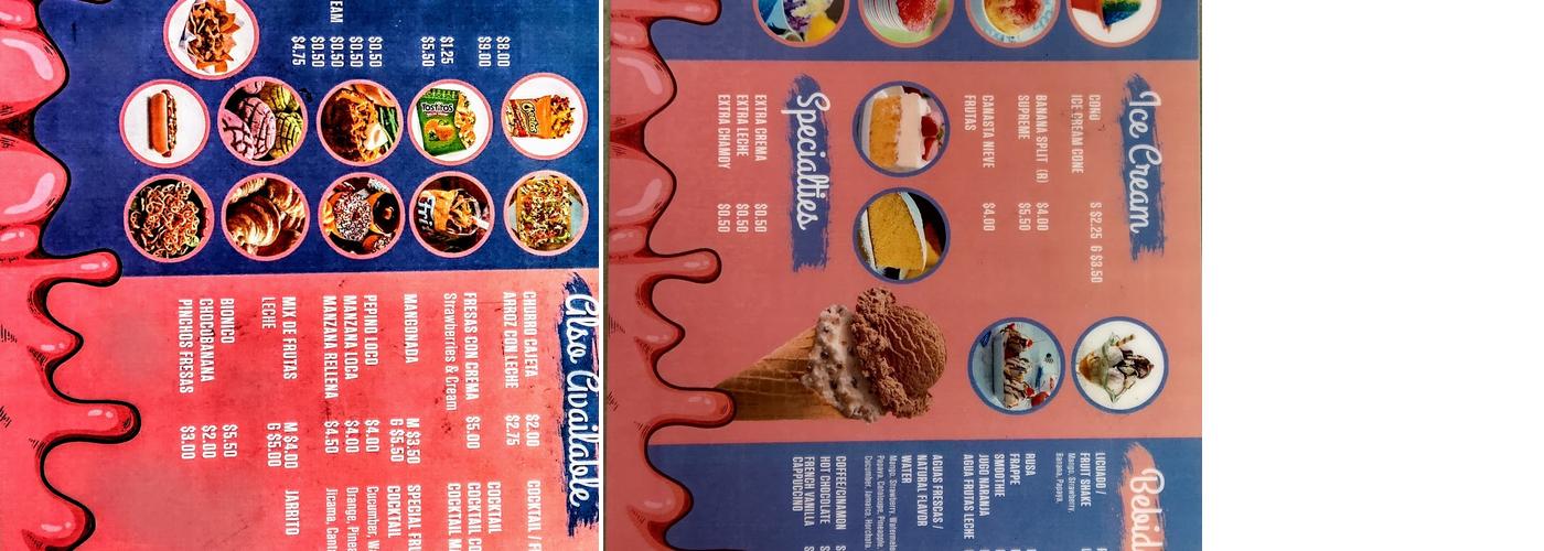 Yo! Snacks Menu
