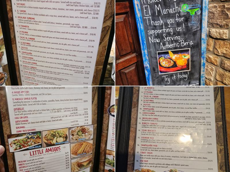 El Mariachi Mexican Bar and Grill # 2 Menu