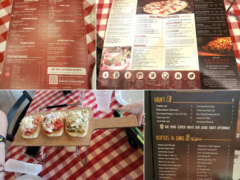 Grimaldi's Menu