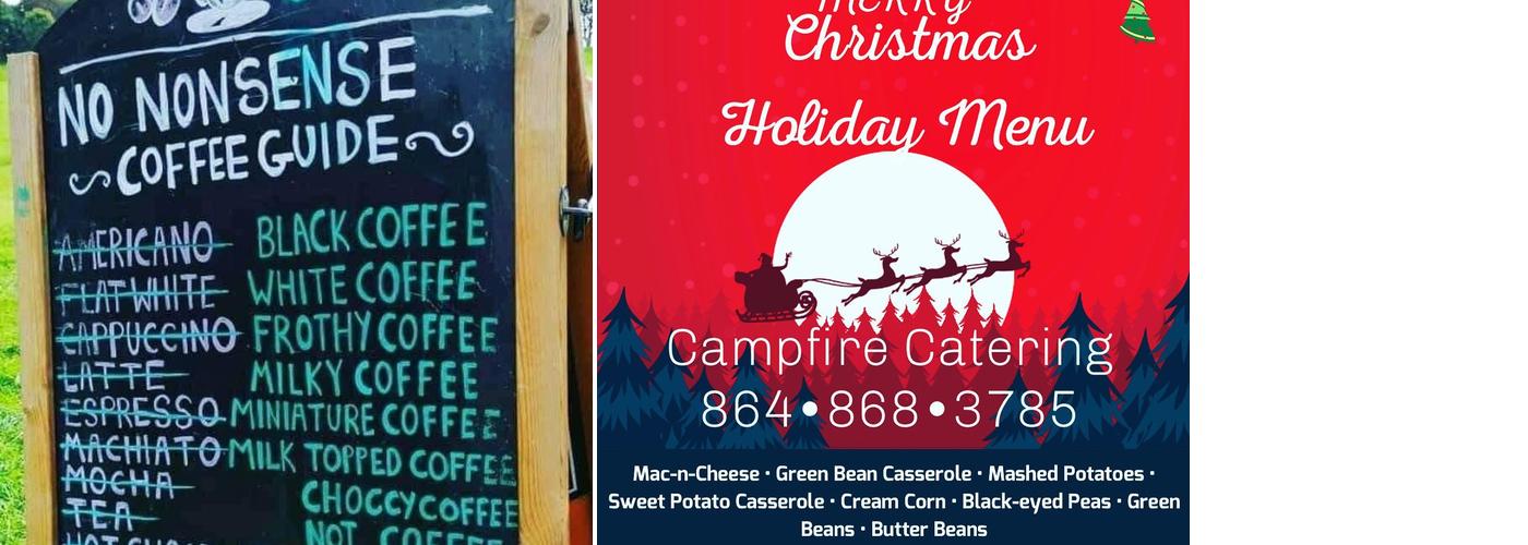 The Shack Lake Keowee Menu